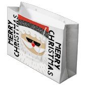 クリスマス素晴らしプレゼンのバッグ ラージペーパーバッグ (正面アングル)