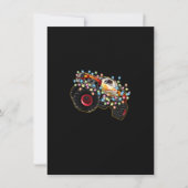 クリスマス素晴らしライト付きモンスタートラック 招待状 (正面)