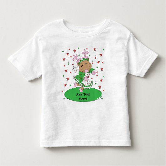 クリスマス素晴らし幼児用ジャージーTシャツ トドラーTシャツ (正面)