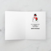 クリスマス素晴らし、孫、ポメラニア犬犬 シーズンカード (内部)