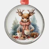 クリスマス素朴なオーナメントヴィンテージデザイン メタルオーナメント (正面)