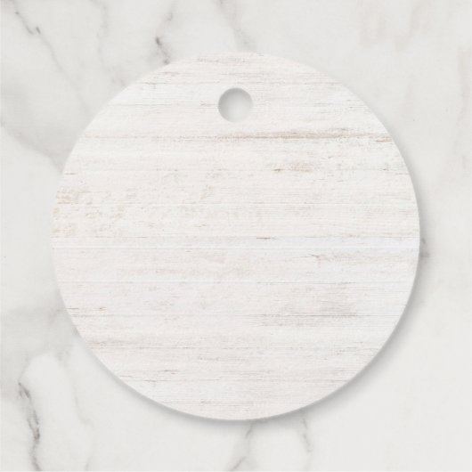 クリスマス素朴に咲くクリスマスの木 フェイバータグ (裏面)