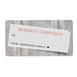 クリスマス素朴のホリデーシーズンを終えて終わらせ ラベル