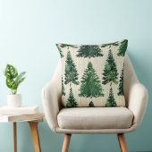 クリスマス素朴の常緑樹 クッション (椅子)