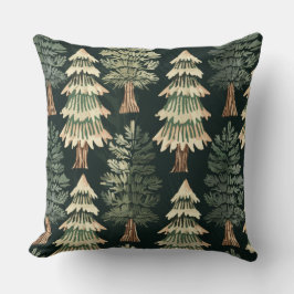 クリスマス素朴の常緑樹 クッション