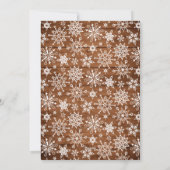 クリスマス素朴ウッド4 PHOTO Greeting シーズンカード (裏面)