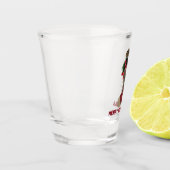 クリスマス素朴ストッキングショットグラス ショットグラス (左)