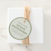 クリスマス素朴ストーブポプリ フェイバータグ (インサイチュ)