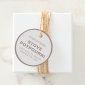 クリスマス素朴ストーブポプリ フェイバータグ (インサイチュ)