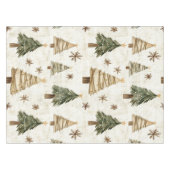クリスマス素朴ツリー テーブルクロス (正面(横))