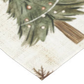 クリスマス素朴ツリー テーブルクロス (アングル)