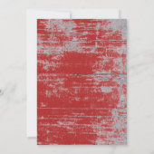 クリスマス素朴パーティの招待状 招待状 (裏面)