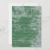 クリスマス素朴パーティの招待状 招待状 (裏面)