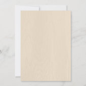 クリスマス素朴パーティの招待状 招待状 (裏面)