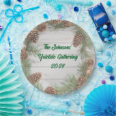 クリスマス素朴パーティー ペーパープレート (パーティー)