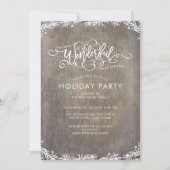 クリスマス素朴パーティー 招待状 (正面)