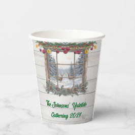 クリスマス素朴パーティー 紙コップ