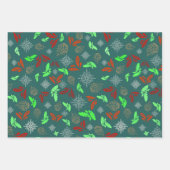 クリスマス素朴ビベス ラッピングペーパーシート (正面2)
