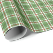 クリスマス素朴ホリデーグリーンカントリーファームハウス ラッピングペーパー (ロールコーナー)