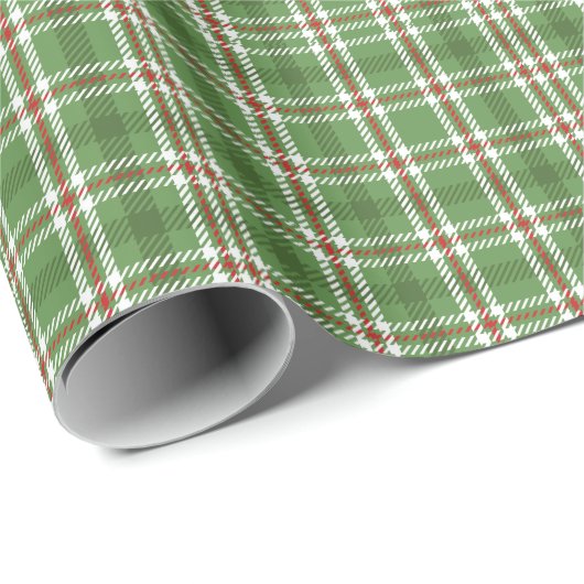 クリスマス素朴ホリデーグリーンカントリーファームハウス ラッピングペーパー (ロールコーナー)