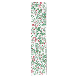 クリスマス素朴ミスタントウ水彩手絵を描形 ショートテーブルランナー