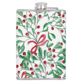 クリスマス素朴ミスタントウ水彩手絵を描形 フラスク (裏面)