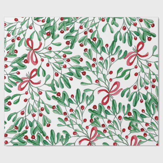 クリスマス素朴ミスタントウ水彩手絵を描形 ラッピングペーパー (フラット)