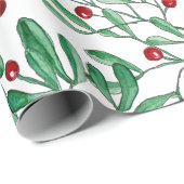 クリスマス素朴ミスタントウ水彩手絵を描形 ラッピングペーパー (ロールコーナー)