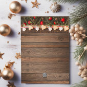 クリスマス素朴写真コラージュ シーズンカード