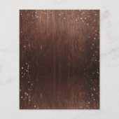 クリスマス素朴冬松ドロップウッド結婚ズ (裏面)