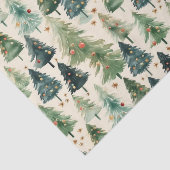 クリスマス素朴冬林の松 薄葉紙 (詳細)