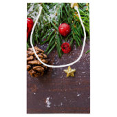 クリスマス素朴抱き枕 スモールペーパーバッグ (裏面)