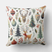 クリスマス素朴林 クッション (裏面)