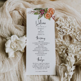 クリスマス素朴結婚式 プログラム