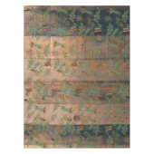 クリスマス素朴針葉樹パインウッドテーブルクロス テーブルクロス (正面)