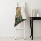 クリスマス素朴針葉樹パインウッド シェルパブランケット (インサイチュ)