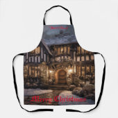クリスマス素朴魔法 エプロン (正面)