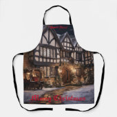 クリスマス素朴魔法 エプロン (正面)