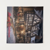 クリスマス素朴魔法 タペストリー (正面(横))