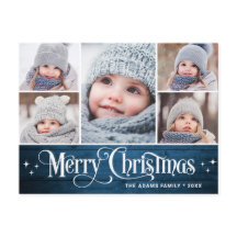 クリスマス素朴5 PHOTOグリーティングホリデー