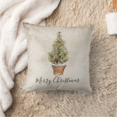 クリスマス素朴 クッション (ブランケット)