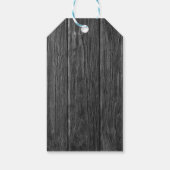 クリスマス素朴|グレーウッドミスタントー&スノーフレーク ギフトタグ (裏面)