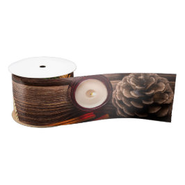 クリスマス素朴 サテンリボン