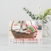 クリスマス素朴 シーズンカード (スタンド正面)