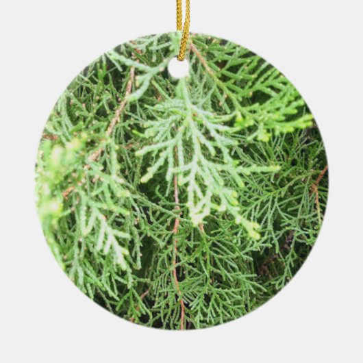 クリスマス素朴 セラミックオーナメント (正面)