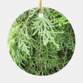 クリスマス素朴 セラミックオーナメント (裏面)