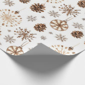 クリスマス素朴 ラッピングペーパー (角)