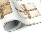 クリスマス素朴 ラッピングペーパー (ロールコーナー)