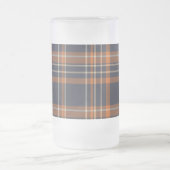 クリスマス素朴/冬季プレイド フロストグラスビールジョッキ (中央)