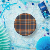 クリスマス素朴/冬季プレイド ペーパーボウル (パーティー)